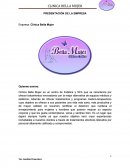 PRESENTACIÓN DE LA EMPRESA Empresa: Clínica Bella Mujer