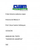 ANÁLISIS DEL TEXTO “HUESOS DE LAGARTIJA”