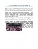 Celebraciones de día de muertos