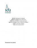 Metodologia. Problema de investigación redes sociales