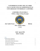Codigo de etica personal