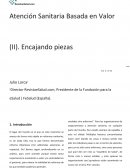 Atención Sanitaria Basada en Valor (II). Encajando piezas