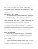 Objetivo de la Política Comercial en Ecuador.