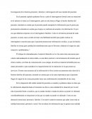 Investigación de la historia caso mental del paciente.