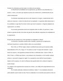 Enumere los elementos que dan origen a la cultura de una empresa