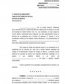 Denuncia- C. AGENTE DEL MINISTERIO