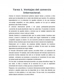 Ventajas del comerico exterior.