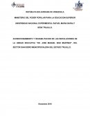 SERVICIO COMUNITARIO FASE I INGENIERIA UNERMB TRUJILLO ESTADO TRUJILLO