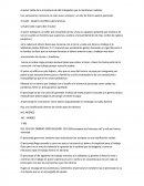 Resumen de cadenas y hombres.