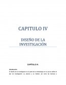 DISEÑO DE LA INVESTIGACIÓN. es la parte de la metodología