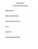 Rosas y la formación del estado nacional.