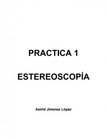 Estereoscopia.. Página 1