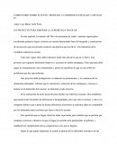 COMENTARIO SOBRE EL TEXTO ¨DISEÑAR LA COHERENCIA ESCOLAR¨ CAPITULO IV.