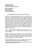 Es la seguridad social un derecho constitucional en Colombia.