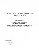 DETECCIÓN DE NECESIDAD DE CAPACITACIÓN EMPRESA “CONSTRUMART”