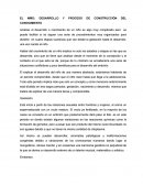 EL NIÑO: DESARROLLO Y PROCESO DE CONSTRUCCIÓN DEL CONOCIMIENTO. Analizar el desarrollo o crecimiento de un niño es algo muy complicado