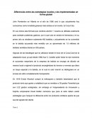 Diferencias entre las estrategias locales y las implementadas en forma global