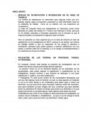 NIVEL GRUPO NIVELES DE SATISFACCIÓN E INTEGRACIÓN EN SU ÁREA DE TRABAJO