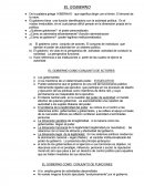 EL GOBIERNO COMO CONJUNTO DE ACTORES