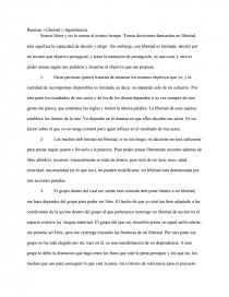 Bauman –Libertad y dependencia.. Página 1