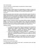 Título de la conferencia: La nanotecnología y sus aplicaciones en diversos campos.