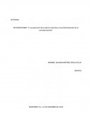 Reflexion sobre “La recuperación de la práctica educativa y la profesionalización de la actividad docente”