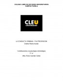 LA CONDUCTA CRIMINAL Y SU PREVENCION