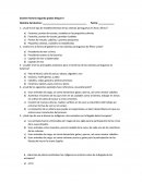 Examen Historia Telesecundaria.