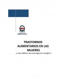 TRASTORNOS ALIMENTARIOS EN LAS MUJERES