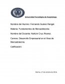 Desarrollo Empresarial en el Área de Mercadotecnia.