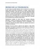 Museo de la tolerancia.