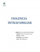 Violencia intra familiar.