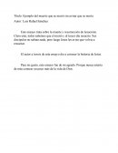 Título: Ejemplo del muerto que se murió sin avisar que se moría.