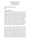 Literaturas Renovadoras.