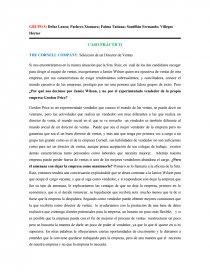 CASO PRÁCTICO THE CORNELL COMPANY: Selección de un Director de Ventas. Página 1