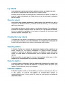 Ley natural es lo que los seres humanos podemos conocer