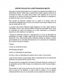 CENTRO EDUCATIVO JOSÉ FRANCISCO MATEO