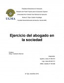 Ejercicio del abogado en la sociedad