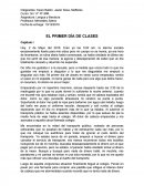 EL PRIMER DÍA DE CLASES .
