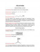 Alcoholes Alcohol amílico normal