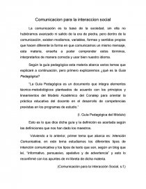 Comunicacion para la interaccion social. Página 1