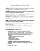 Guía de Administración Tercer Parcial