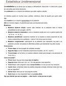 Estadística Unidimensional.