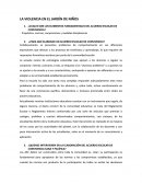 La violencia en el Jardín de Niños.