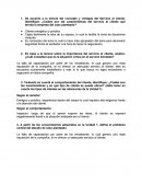 ¿Cuáles son las características del servicio al cliente que brinda la empresa del caso planteado?