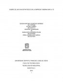 PLANEACIÓN ESTRATEGICA GERENCIA. TABERNA BAR LA 72