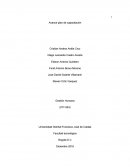 Avance plan de capacitación. Gestion humana