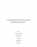 Costo de oportunidad del hotel Oro Verde en la toma de decisiones frente a incertidumbre