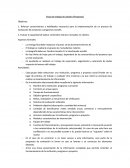 Pauta de trabajo de cátedra (Proyectos)