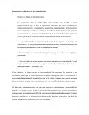 Importancia y objetivos de la racionalización.